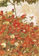 Egon Schiele Field of Flowers Sweden oil painting artist